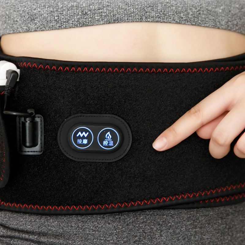 Ceinture de massage vibrant intelligente sans fil pour la taille et l'abdomen avec fonction chauffante pour le soulagement des douleurs lombaires – Image 2